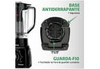 Liquidificador Mondial Turbo Power L-99 FB - Preto com Filtro 3 Velocidades 550W