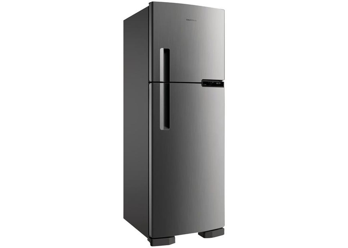 Geladeira Brastemp Frost Free Duplex 375L Inox com Compartimento Extrafrio Fresh Zone BRM44HK