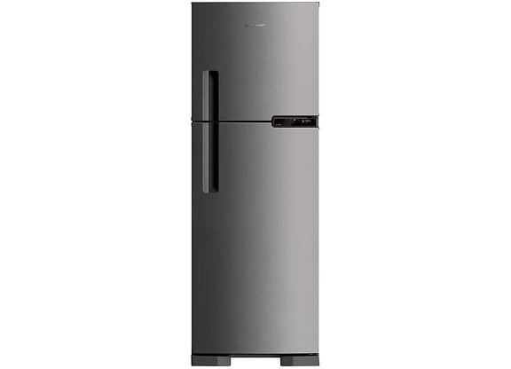 Geladeira Brastemp Frost Free Duplex 375L Inox com Compartimento Extrafrio Fresh Zone BRM44HK