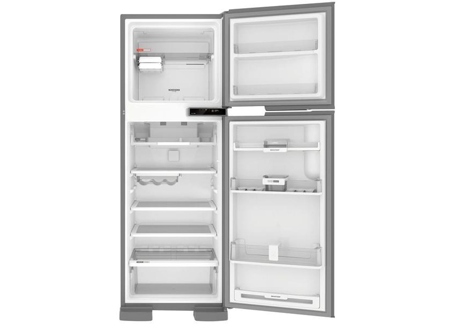 Geladeira Brastemp Frost Free Duplex 375L Inox com Compartimento Extrafrio Fresh Zone BRM44HK
