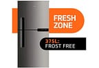 Geladeira Brastemp Frost Free Duplex 375L Inox com Compartimento Extrafrio Fresh Zone BRM44HK