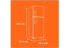 Geladeira Brastemp Frost Free Duplex 375L Inox com Compartimento Extrafrio Fresh Zone BRM44HK