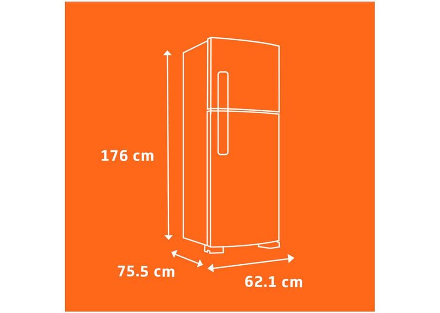 Geladeira Brastemp Frost Free Duplex 375L Inox com Compartimento Extrafrio Fresh Zone BRM44HK