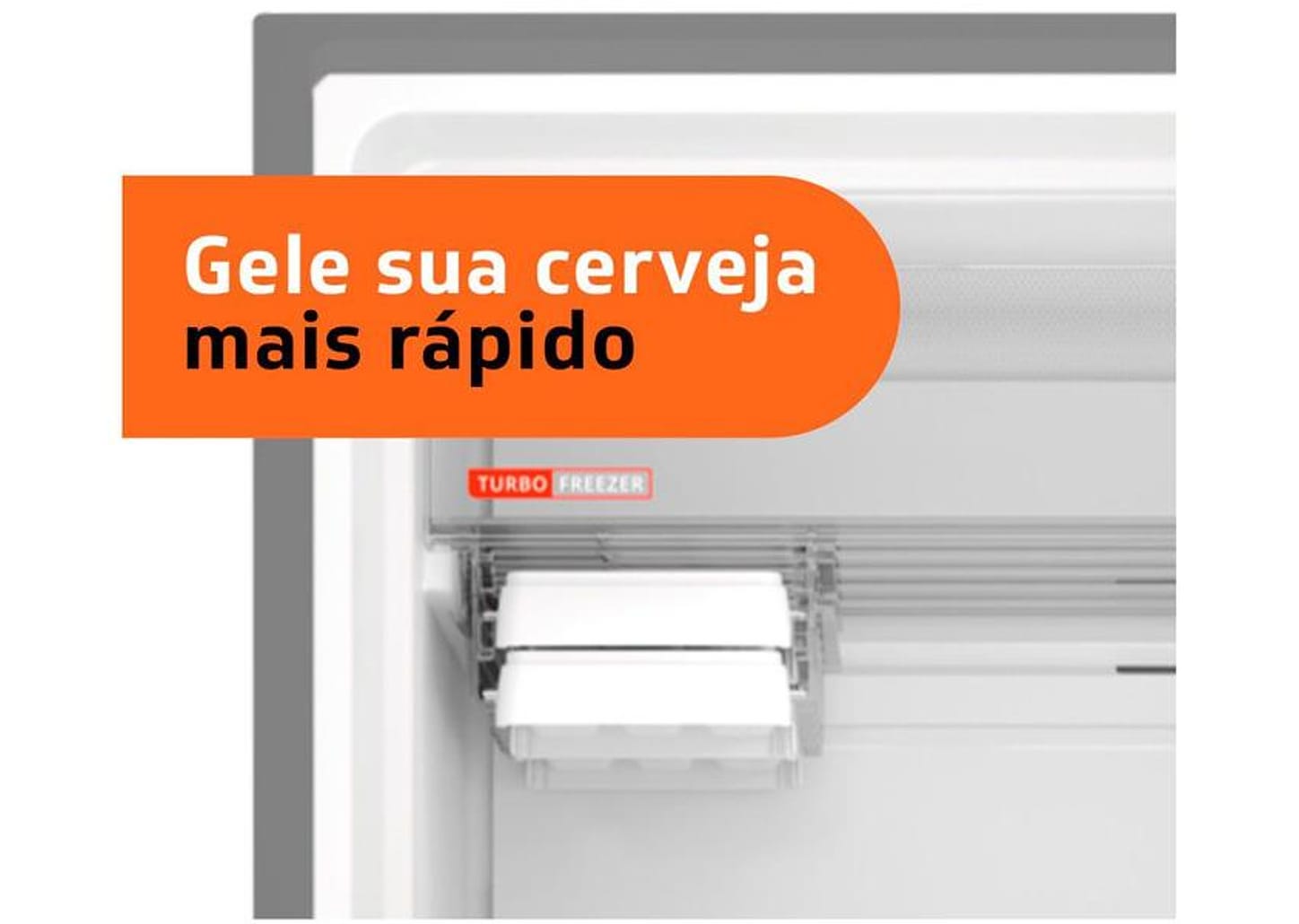 Geladeira Brastemp Frost Free Duplex 375L Inox com Compartimento Extrafrio Fresh Zone BRM44HK