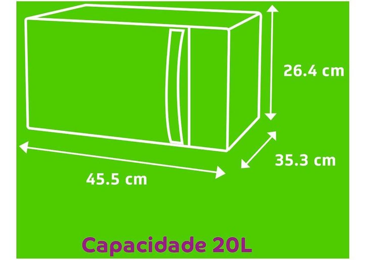 Micro-ondas Consul 20L Espelhado CM020 BFANA