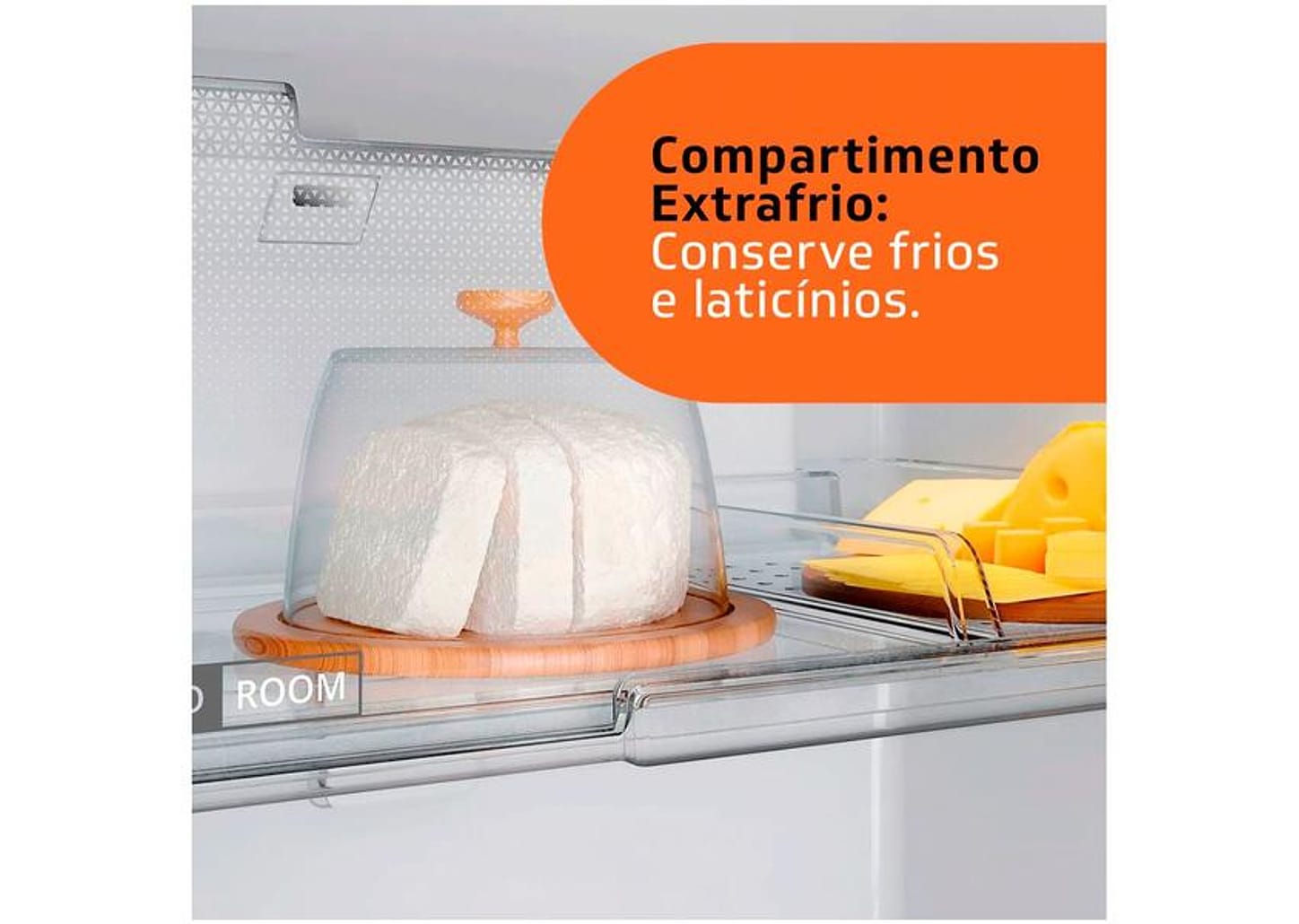 Geladeira Brastemp Frost Free Duplex 375L Inox com Compartimento Extrafrio Fresh Zone BRM44HK