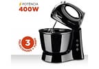 Batedeira Mondial Preto 400W Prática B-44-B 3 Velocidades