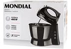 Batedeira Mondial Preto 400W Prática B-44-B 3 Velocidades