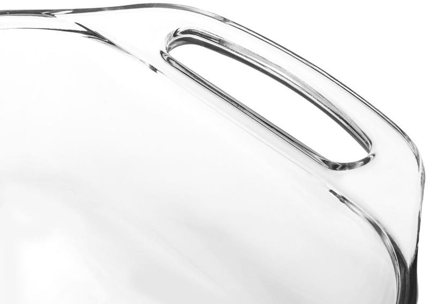 Conjunto de Assadeiras Marinex Retangular de Vidro 2 Peças Com Alça Seletta 15390201018561