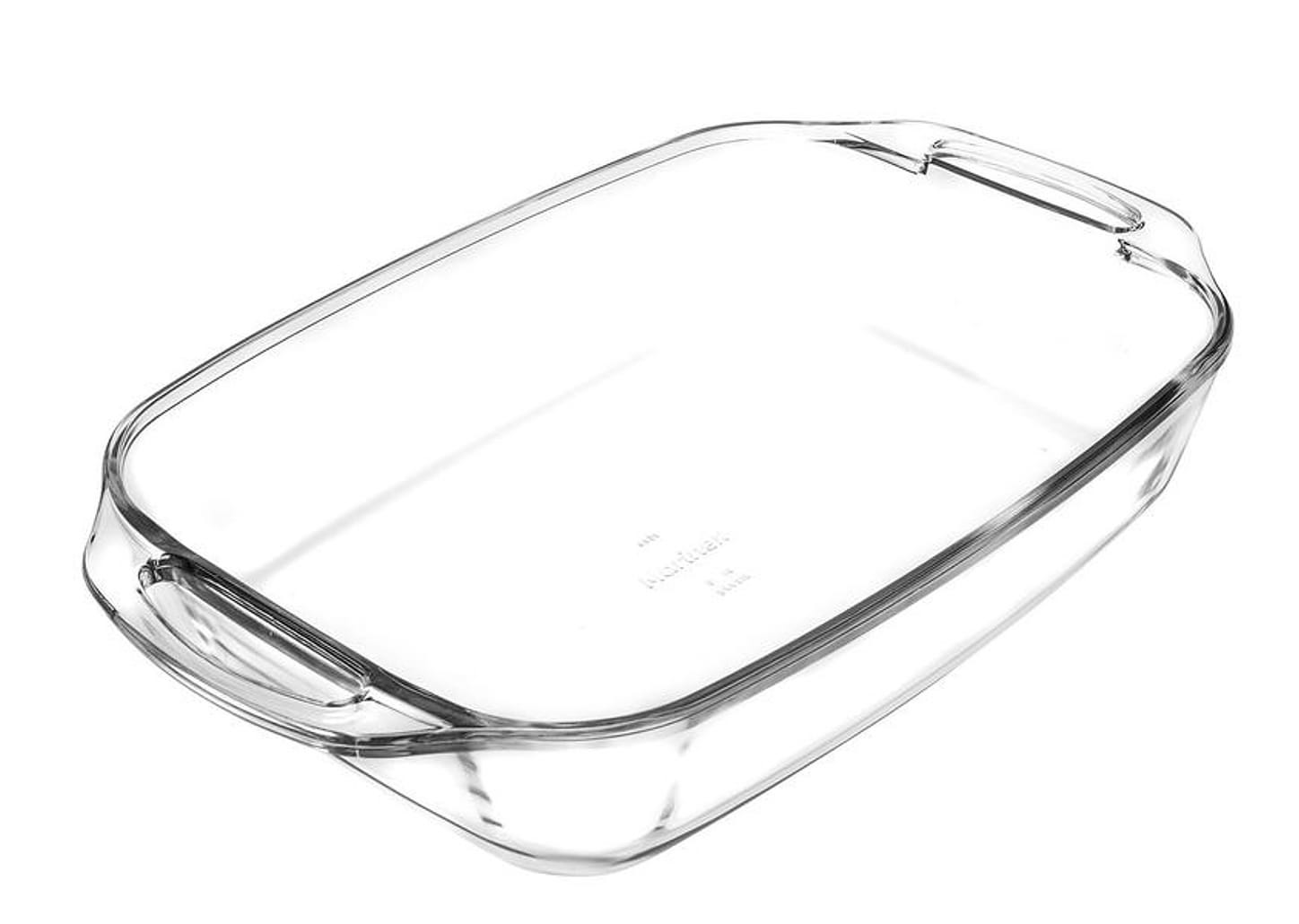 Conjunto de Assadeiras Marinex Retangular de Vidro 2 Peças Com Alça Seletta 15390201018561