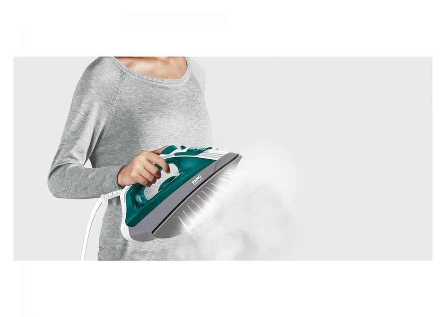 Ferro de Passar Roupa a Vapor e a Seco Arno - Steamgliss Verde