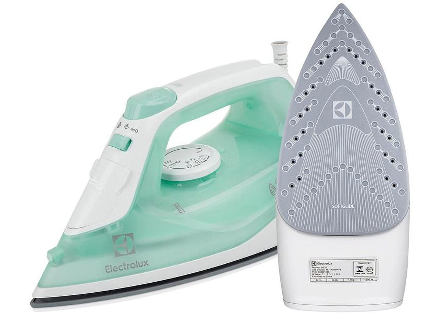 Ferro de Passar a Vapor e a Seco Electrolux - Easyline SIE70 Verde