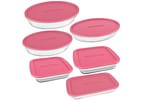 Conjunto de Assadeiras de Vidro Marinex 15760201323776 6 Peças