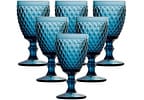 Jogo de Taças de Vidro 330ml 6 Peças Haus - Bico de Jaca Empire
