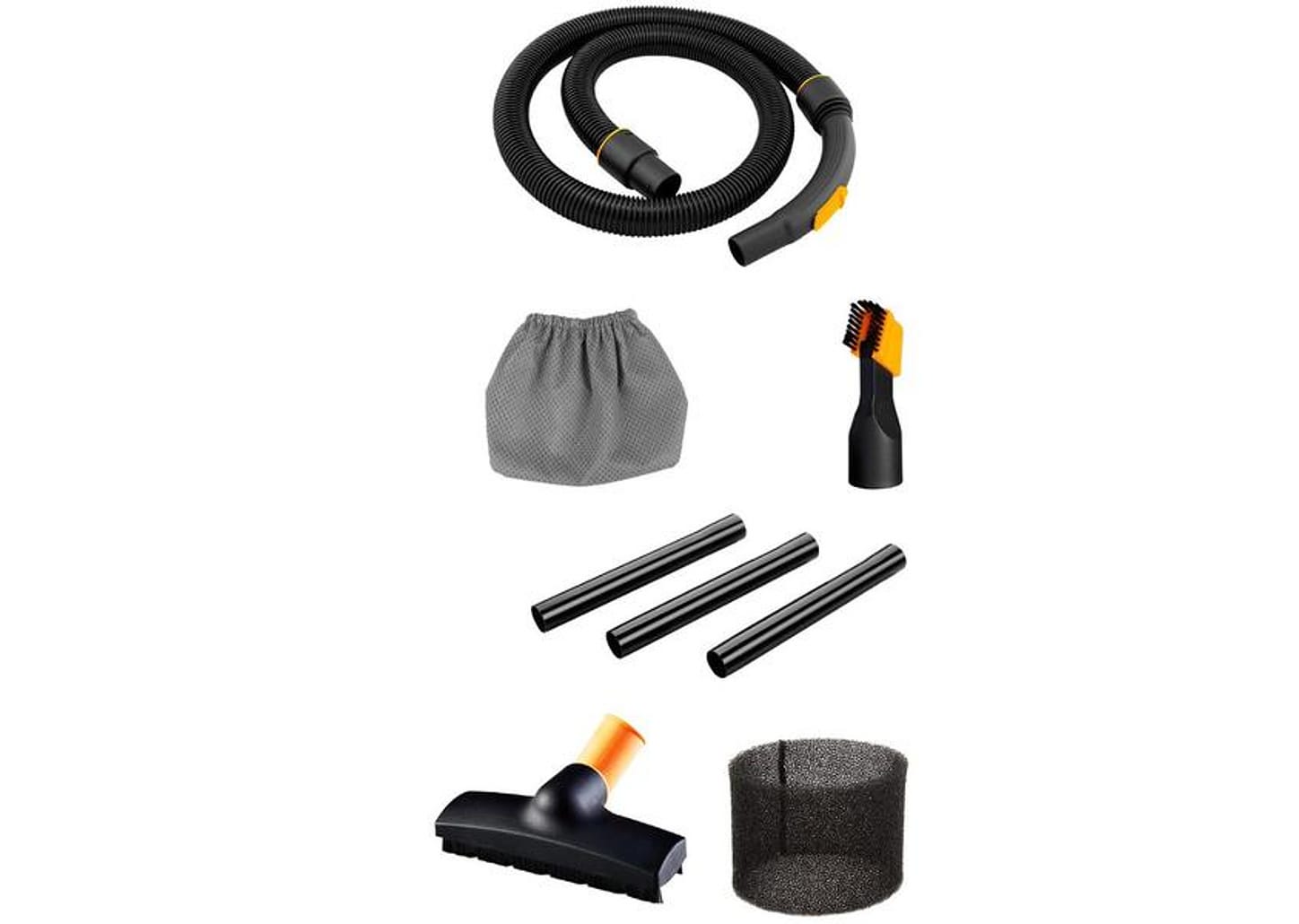 Aspirador de Pó e Água Wap GTW 10 com Porta - Acessórios 1400W Amarelo e Preto