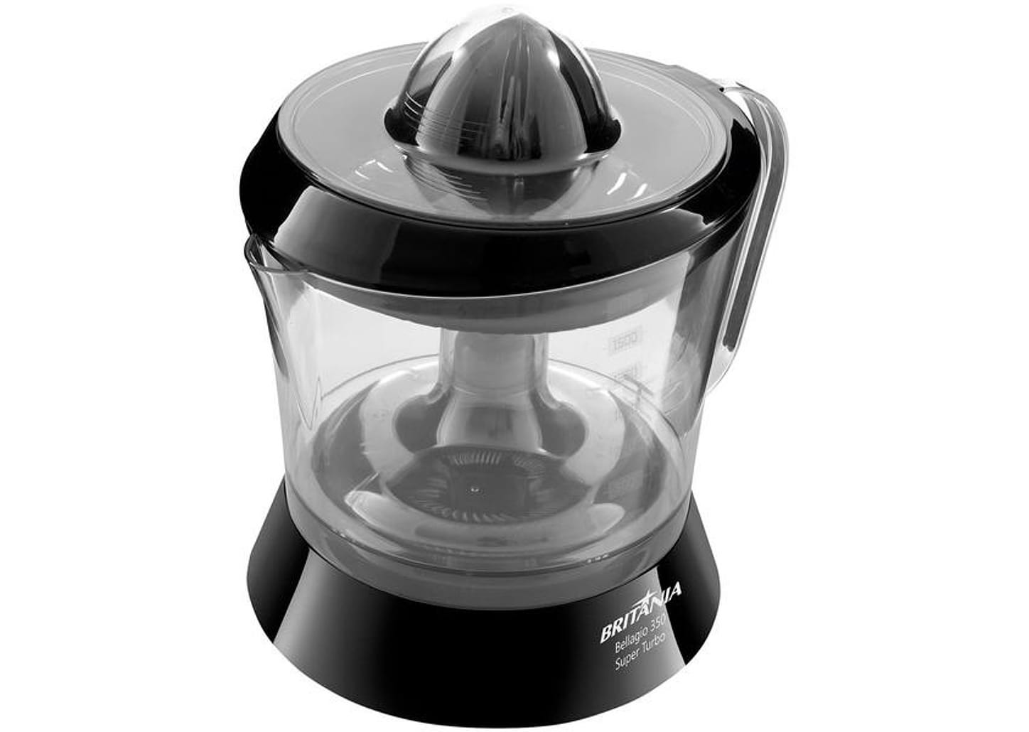 Espremedor de Frutas Britânia Super Turbo - Bellagio 350 Preto 35W 1,5L