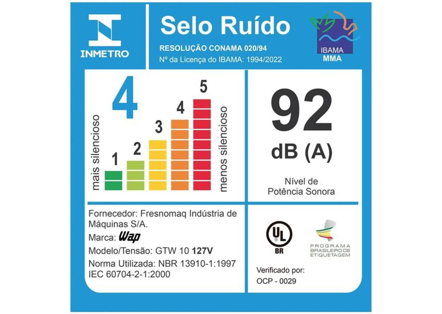 Aspirador de Pó e Água Wap GTW 10 com Porta - Acessórios 1400W Amarelo e Preto