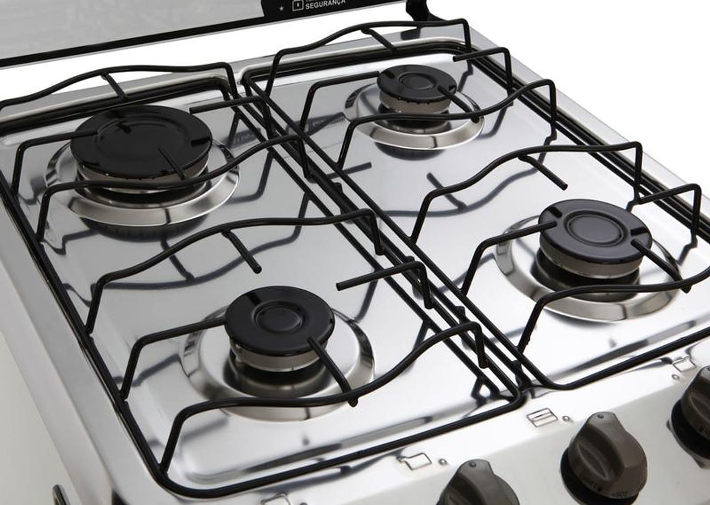 Fogão 4 Bocas Esmaltec Branco - Acendimento Automático Topázio