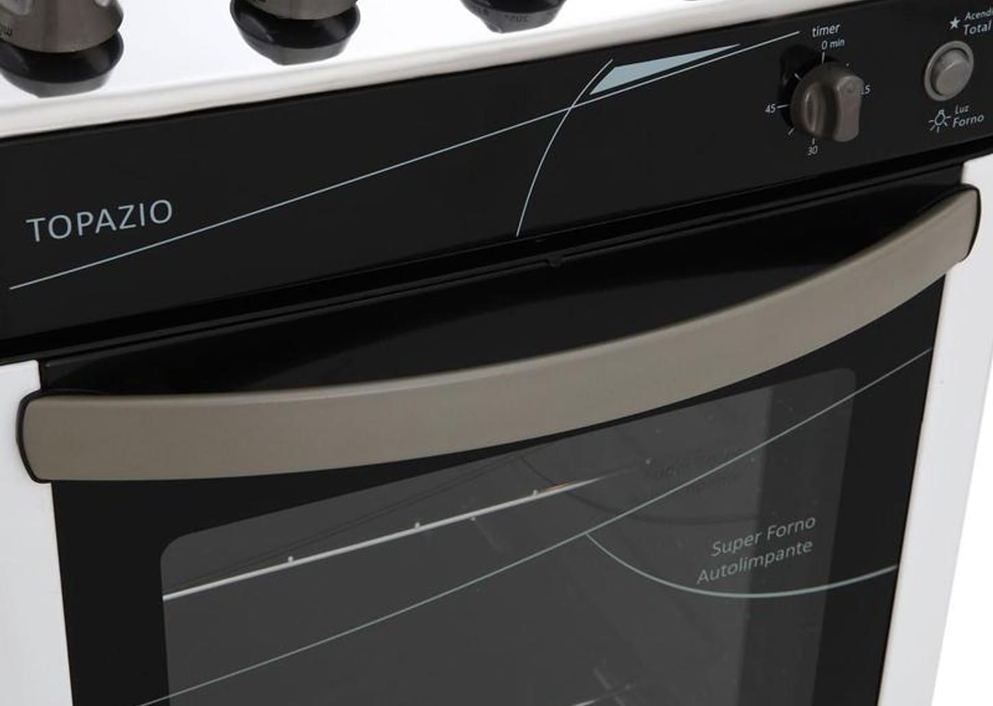 Fogão 4 Bocas Esmaltec Branco - Acendimento Automático Topázio