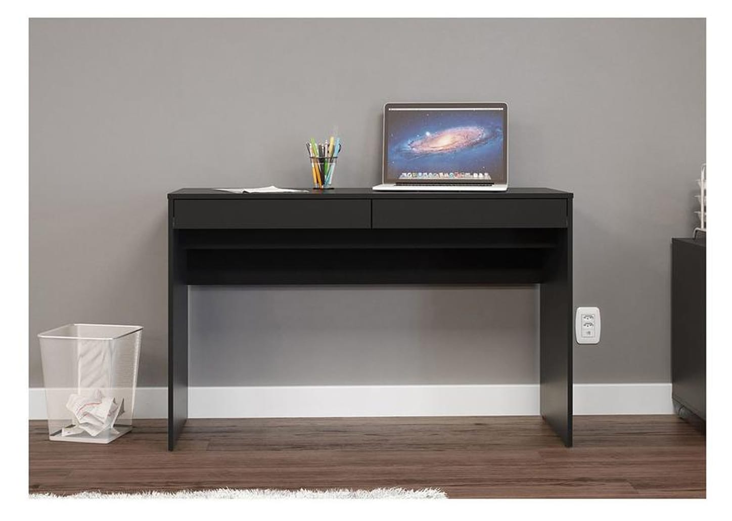 Escrivaninha 2 Gavetas Politorno Office Lindóia