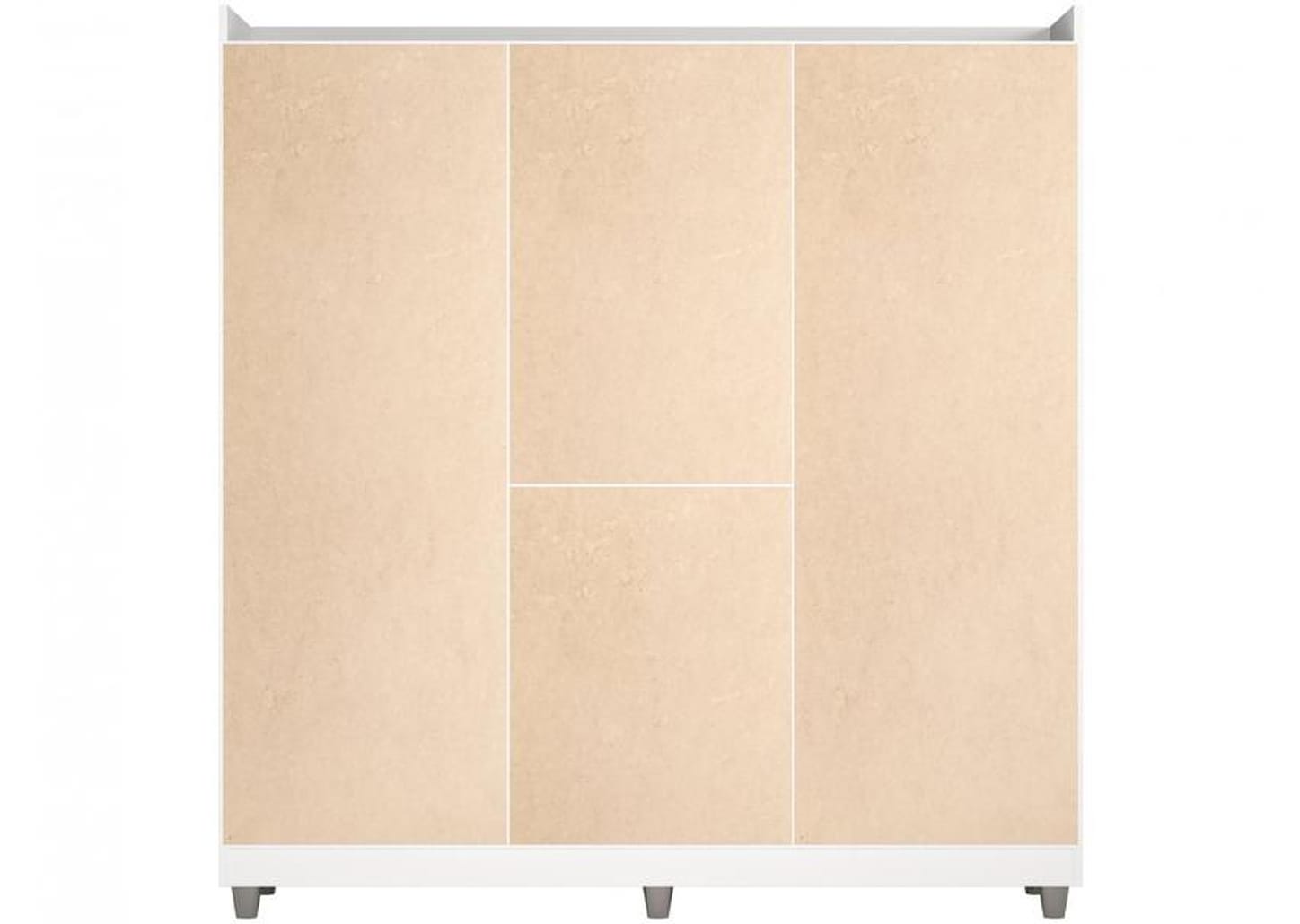 Guarda-roupa com Espelho 4 Portas 4 Gavetas Araplac Pequim