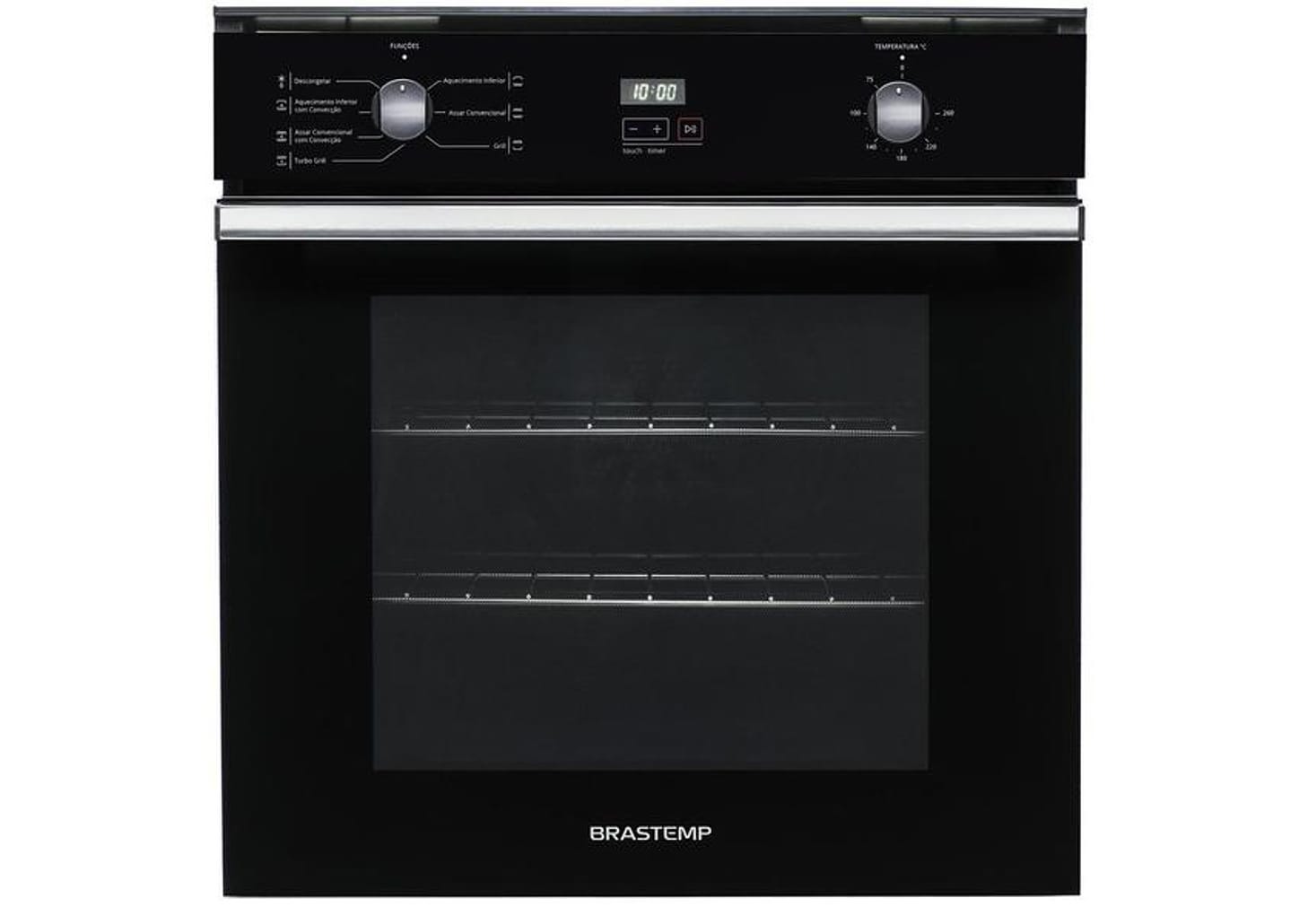 Forno Elétrico de Embutir Brastemp de Convecção - Grill Autolimpante com Timer 84L BOC84AE