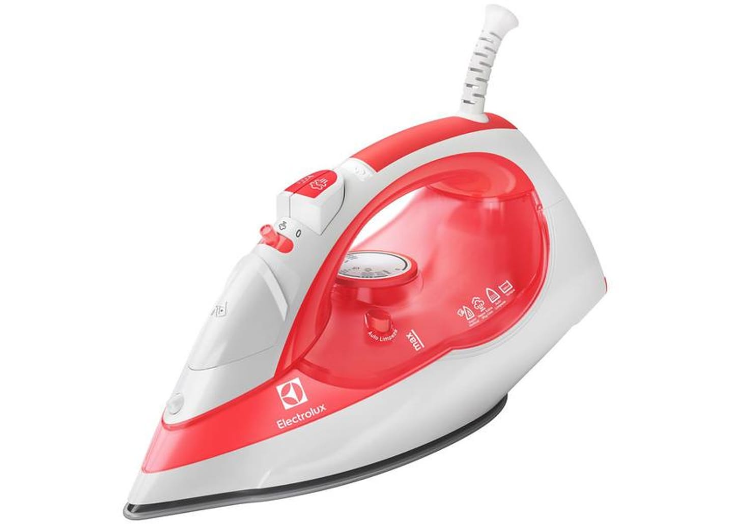 Ferro de Passar a Vapor e a seco Electrolux - SteamLine SIV10 Laranja Base PerfectGlide