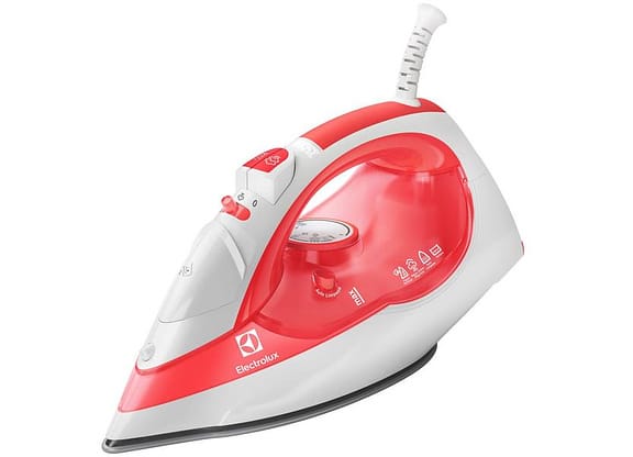 Ferro de Passar a Vapor e a seco Electrolux - SteamLine SIV10 Laranja Base PerfectGlide
