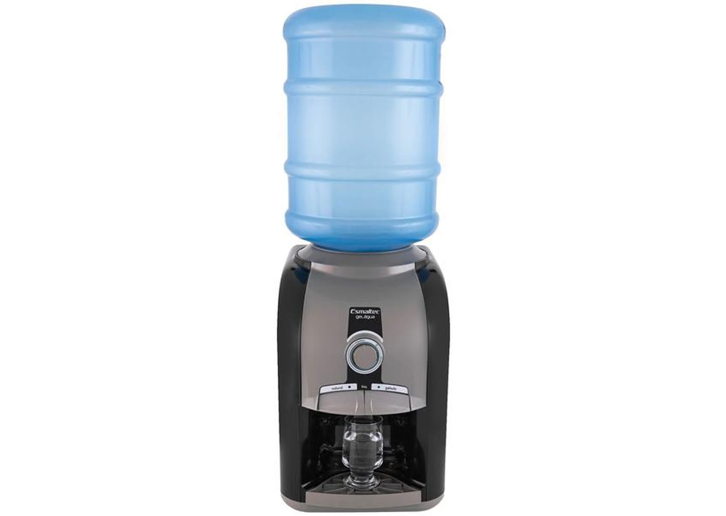 Bebedouro de Água Esmaltec de Mesa - Refrigerado por Compressor Stilo Black EGM30