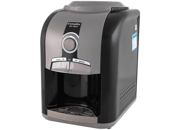 Bebedouro de Água Esmaltec de Mesa - Refrigerado por Compressor Stilo Black EGM30