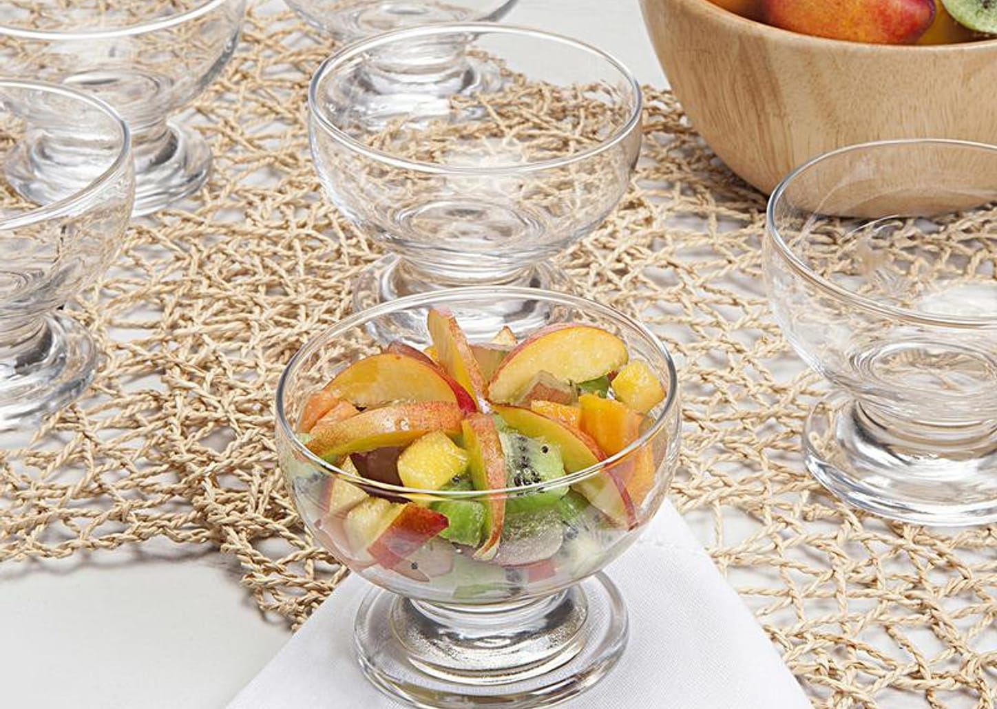 Jogo de Sobremesa em Vidro 6 Peças - Nadir Paulista 72020200789881