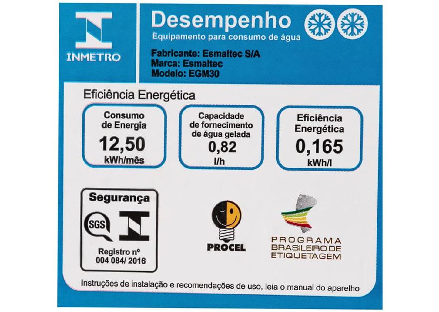 Bebedouro de Água Esmaltec de Mesa - Refrigerado por Compressor Stilo Black EGM30