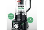 Liquidificador Mondial Turbo L-900 FB Copo - Preto Com Filtro 05 Velocidades 900W