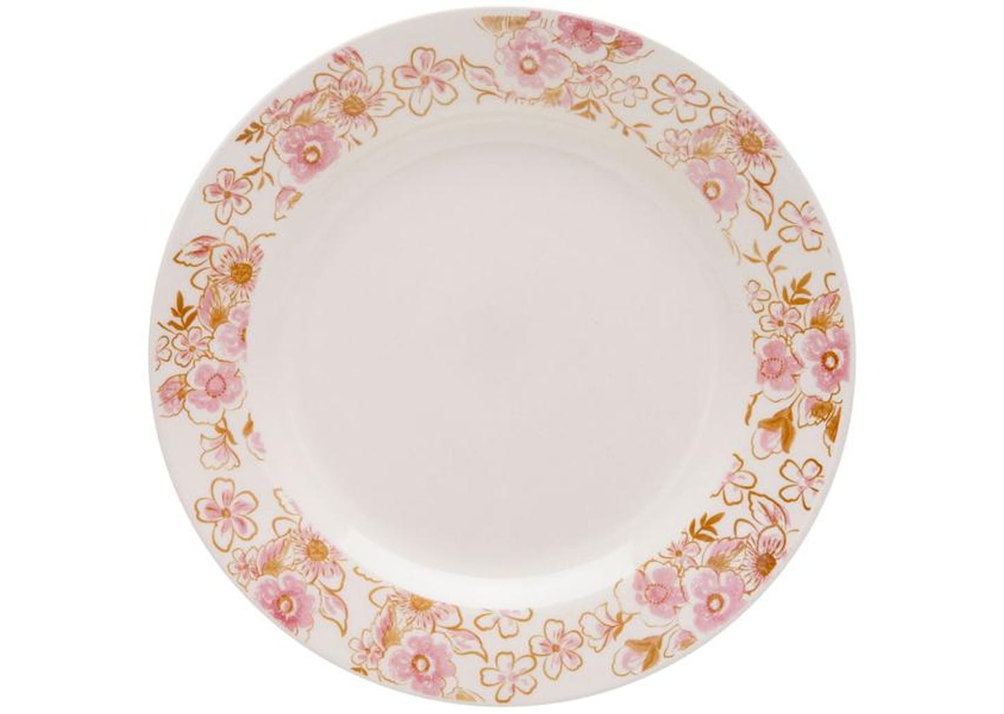 Aparelho de Jantar Chá 30 Peças Biona - Cerâmica Redondo Rosa Donna AE30-5160