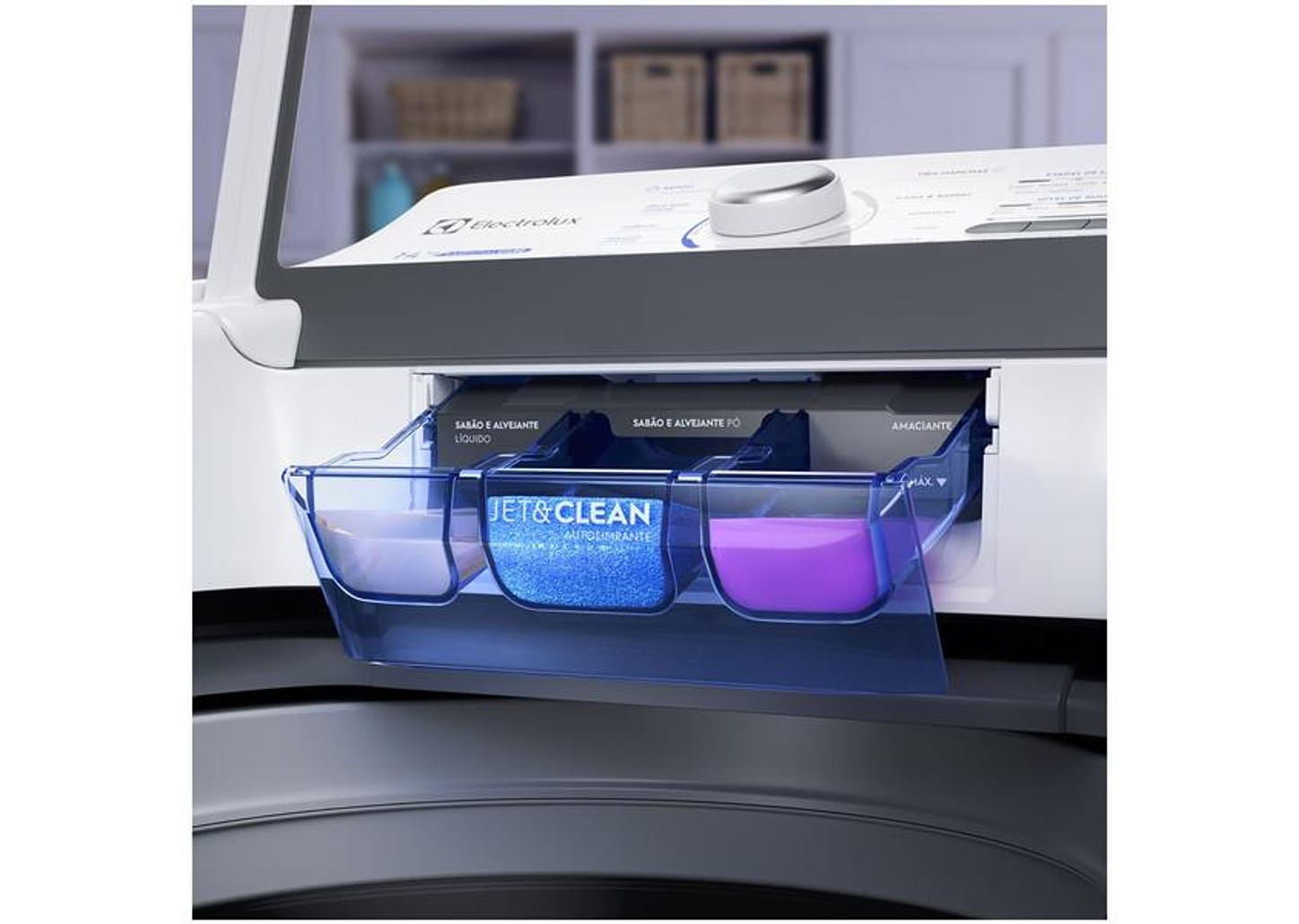 Lavadora de Roupas Electrolux LED17 Essential Care 17Kg Cesto Inox 11 Programas de Lavagem