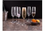 Jogo de Taças para Espumante de Cristal 220ml 6 Peças Haus Sense Bohemia