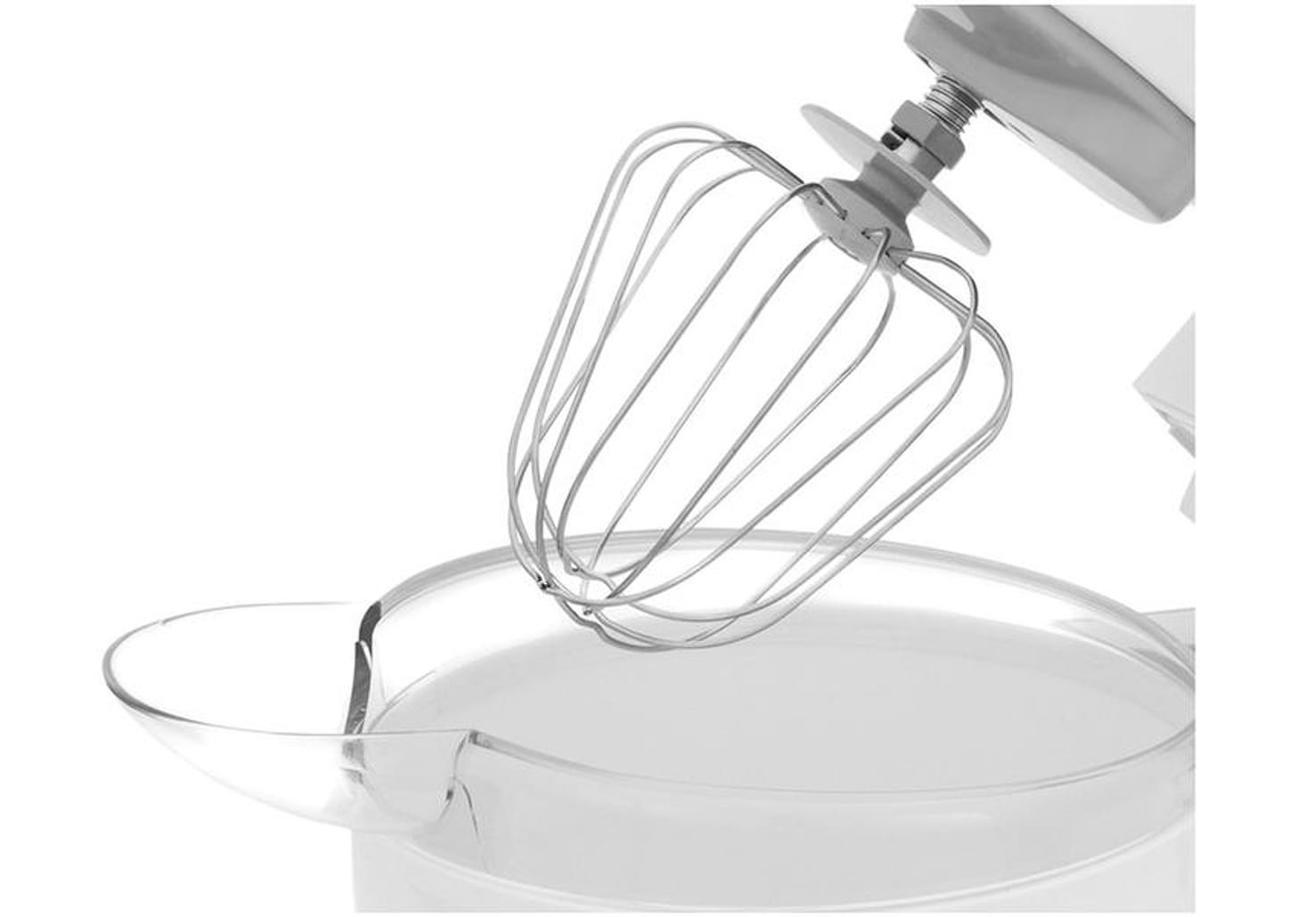 Batedeira Planetária Mondial Branco e Inox 700W - Premium 12 Velocidades