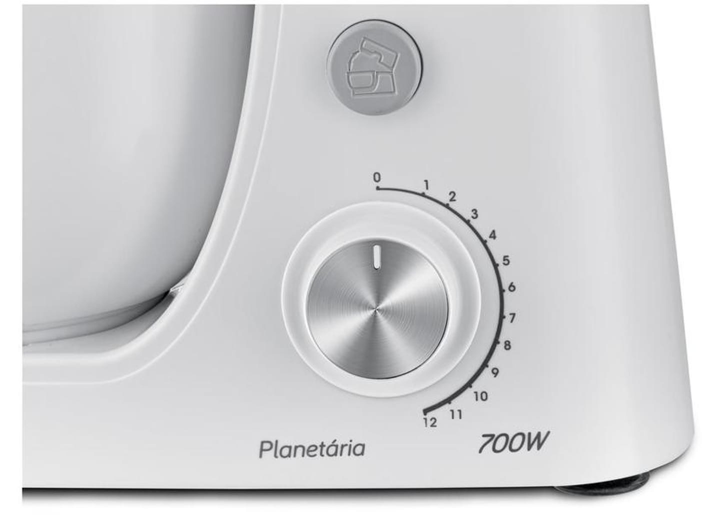 Batedeira Planetária Mondial Branco e Inox 700W - Premium 12 Velocidades