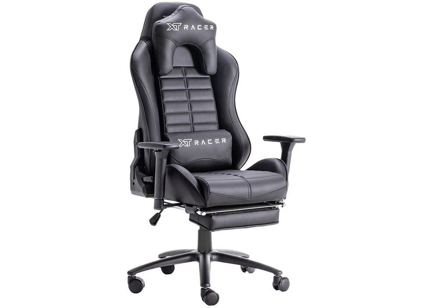 Cadeira Gamer XT Racer Reclinável Giratória Preta Platinum W Series