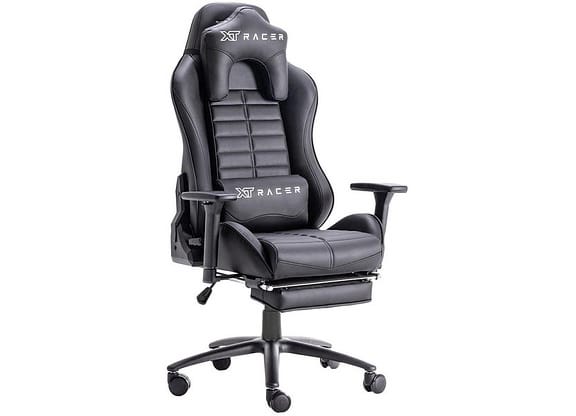 Cadeira Gamer XT Racer Reclinável Giratória Preta Platinum W Series