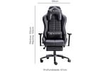 Cadeira Gamer XT Racer Reclinável Giratória Preta Platinum W Series