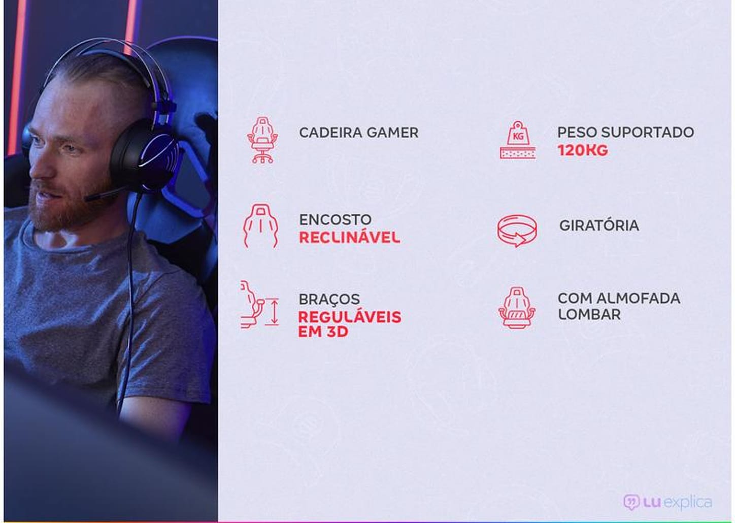 Cadeira Gamer XT Racer Reclinável Giratória Preta Platinum W Series