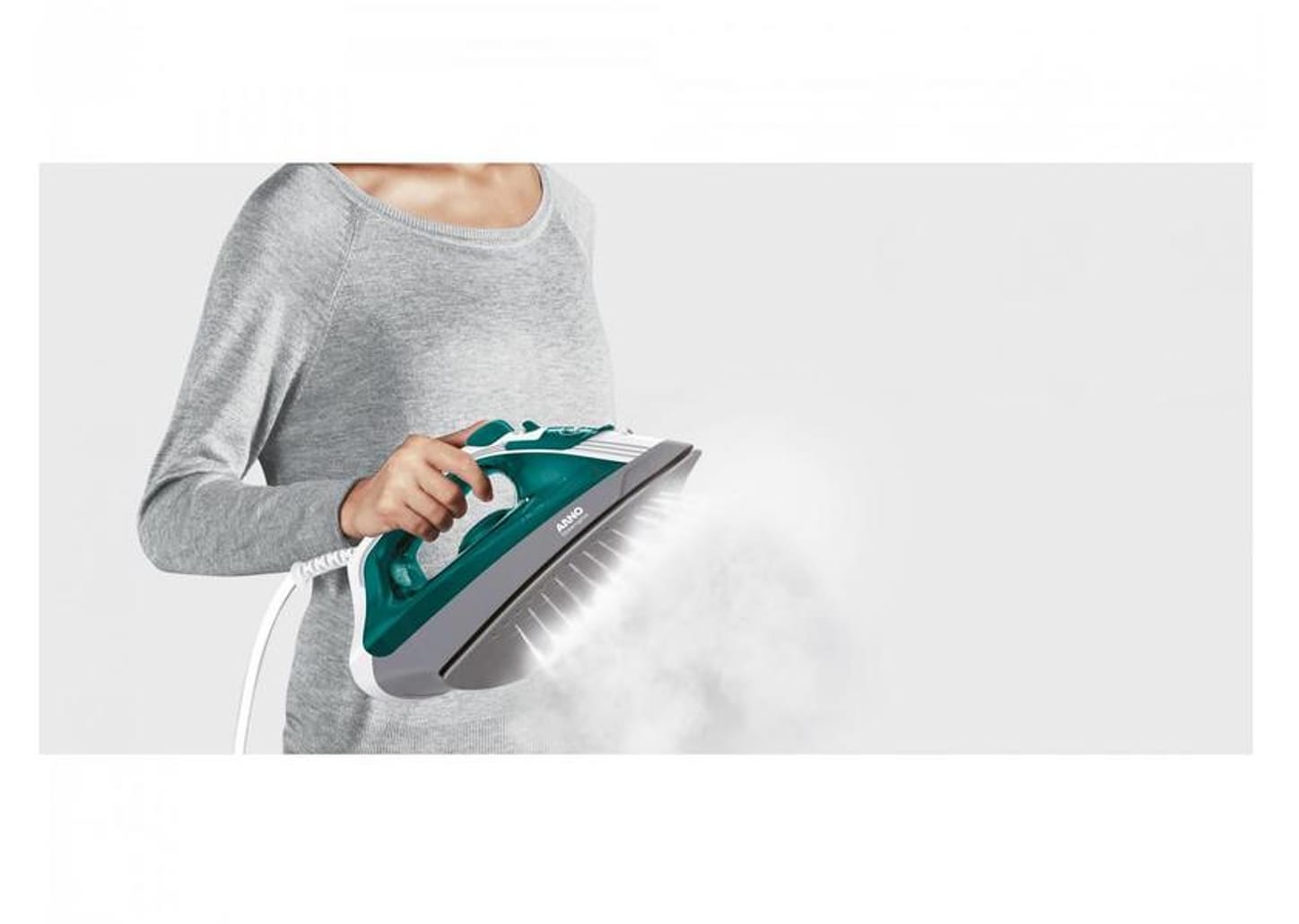 Ferro a Vapor Elétrico Arno Steamgliss - Base Antiaderente e Ponta de Precisão FSGP