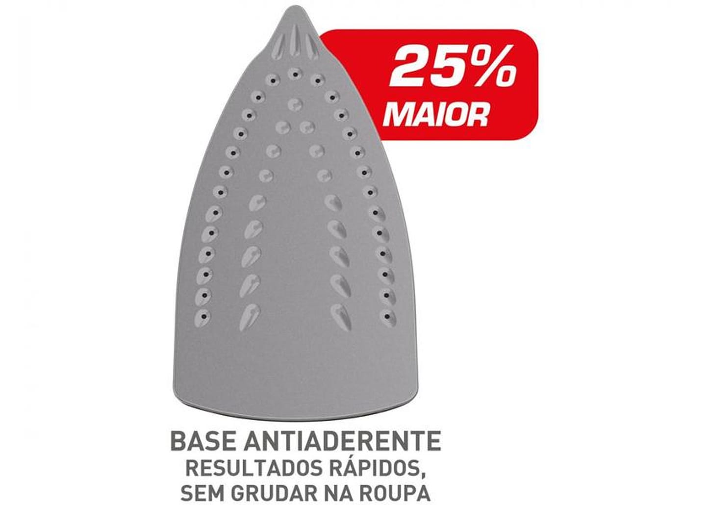 Ferro a Vapor Elétrico Arno Steamgliss - Base Antiaderente e Ponta de Precisão FSGP