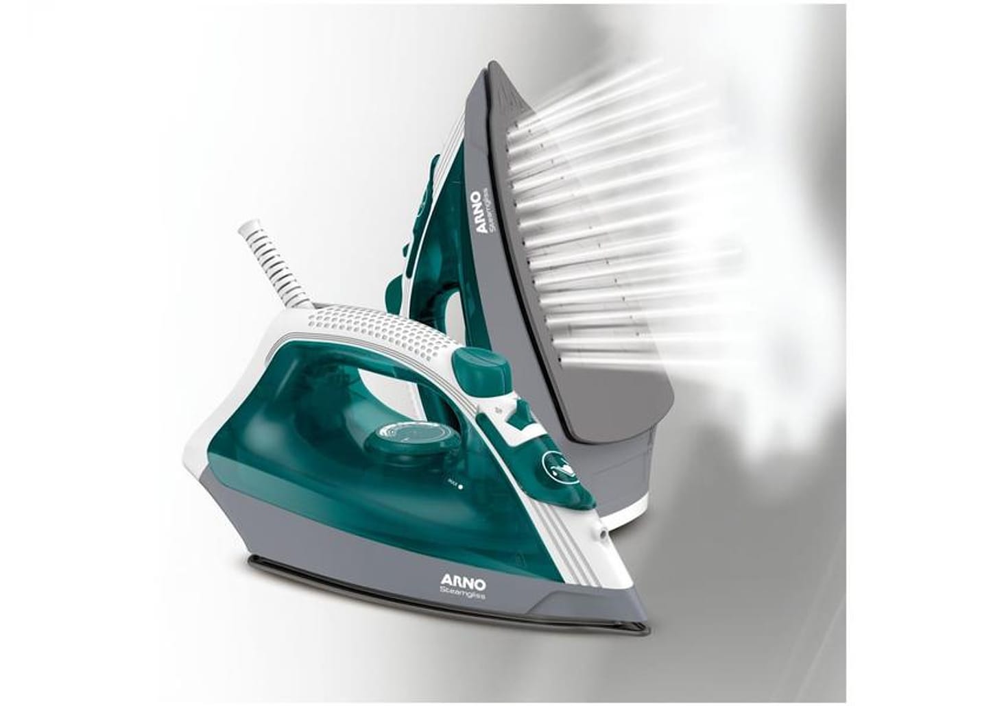 Ferro a Vapor Elétrico Arno Steamgliss - Base Antiaderente e Ponta de Precisão FSGP