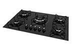 Cooktop 5 Bocas Mondial a Gás GLP Preto - Tripla-chama CTG-03