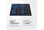 Cooktop 4 Bocas Mondial a Gás GLP Preto - CTG-01