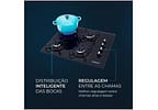 Cooktop 4 Bocas Mondial a Gás GLP Preto - CTG-01