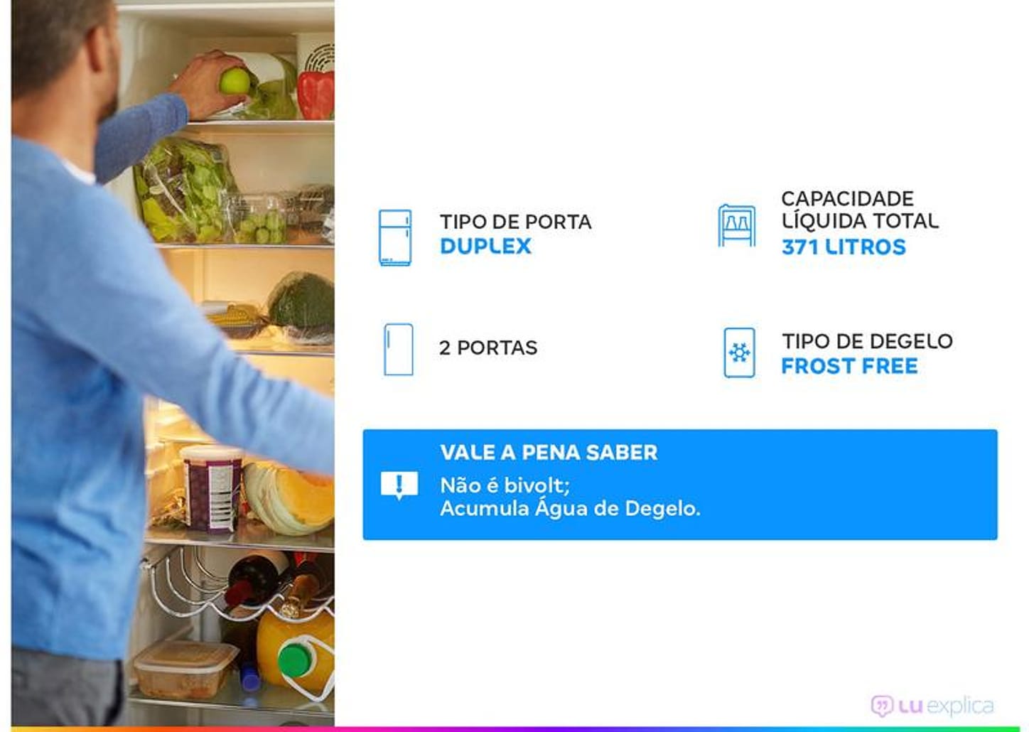 Geladeira/Refrigerador Electrolux Frost Free - Duplex 371L DFN41 Branca