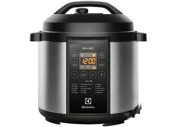 Panela de Pressão Elétrica Electrolux Digital - PCC20 1000W 6L Controle de Temperatura